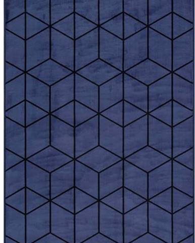 Modrý pratelný koberec 180x120 cm - Vitaus