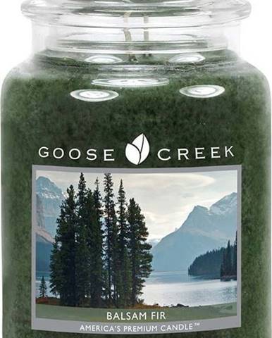 Vonná svíčka ve skleněné dóze Goose Creek Jedlový Závoj, 150 hodin hoření