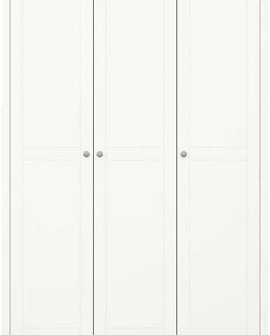 Bílá šatní skříň 129x195 cm Tromsö - Tvilum